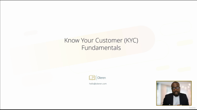 KYC - Fundamentals - Oleren Course – Screenshot 1