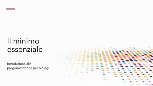 Il minimo essenziale - Intro alla programmazione per biologi – Screenshot 1