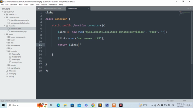 Como subir archivos pdf con php y guardarlos en MySQL – Screenshot 1
