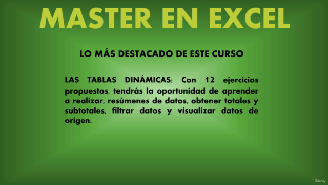Master en Excel – Screenshot 1