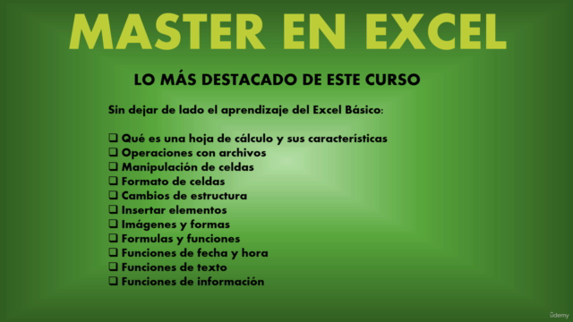 Master en Excel – Screenshot 4