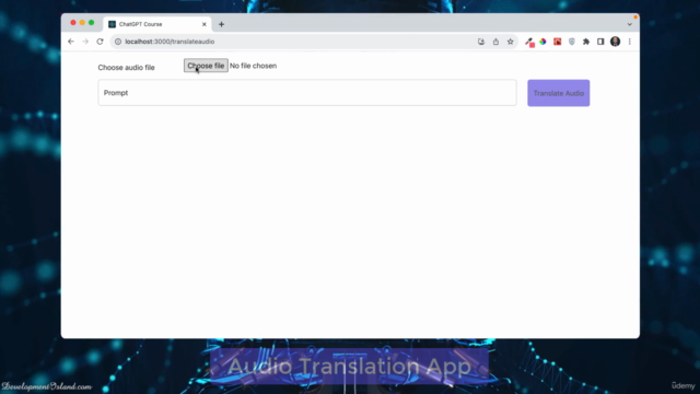 The Complete OPENAI JS APIs Course - Build 15 Projects – Screenshot 4