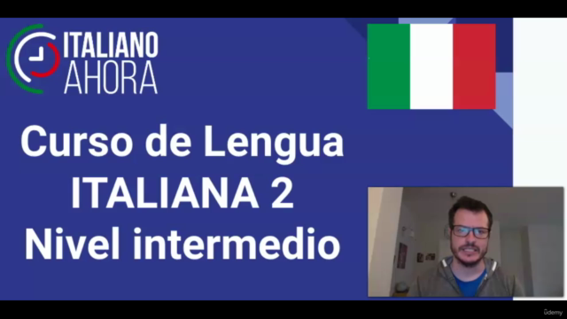 Curso de Italiano. Nivel intermedio. Para hispanohablantes. – Screenshot 1