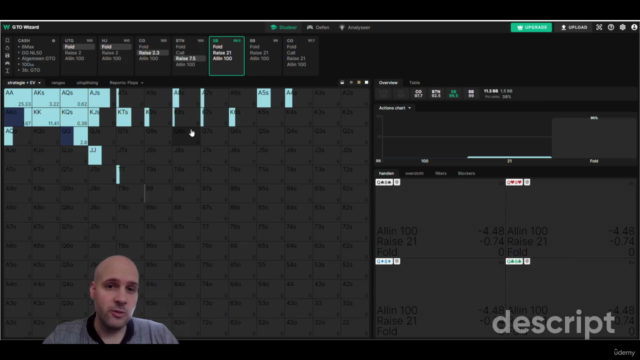 Cashgame course With GTO Poker Ranges – Screenshot 1