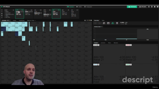 Cashgame course With GTO Poker Ranges – Screenshot 2