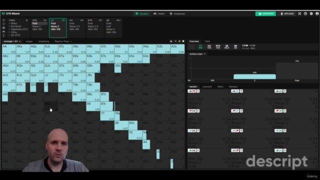 Cashgame course With GTO Poker Ranges – Screenshot 4