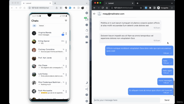 Realtime Chat with Laravel-Livewire: Tall App from Scratch – Screenshot 1