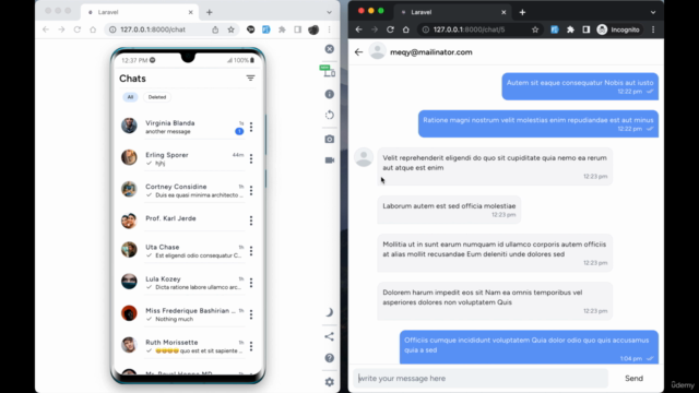 Realtime Chat with Laravel-Livewire: Tall App from Scratch – Screenshot 2