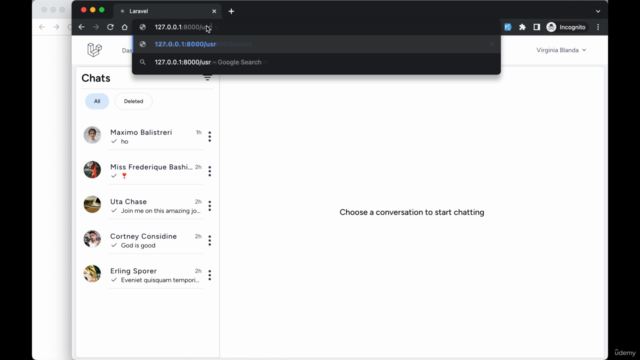 Realtime Chat with Laravel-Livewire: Tall App from Scratch – Screenshot 4