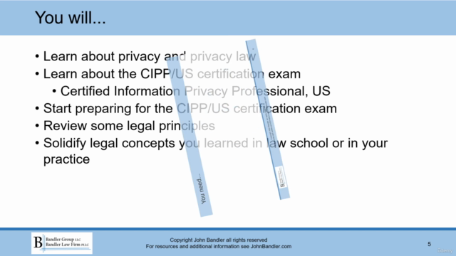 CIPP US Privacy Course for Lawyers and Law Students – Screenshot 3