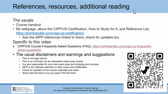 CIPP US Privacy Course for Lawyers and Law Students – Screenshot 4