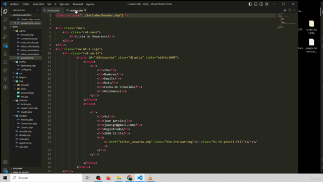 Crea tu propio Blog profesional MVC con PHP POO MySQL – Screenshot 3