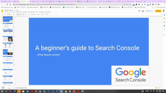 A Beginner's Guide to Google Search Console – Screenshot 1