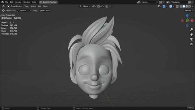 Master Character Design in Blender for Unity & Unreal Engine – Screenshot 1