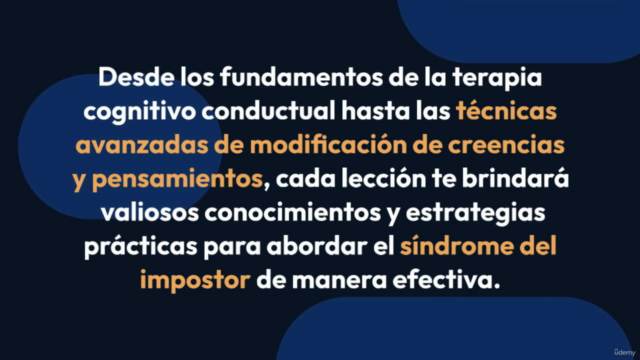 Terapia Cognitivo Conductual Para el Síndrome del Impostor – Screenshot 3