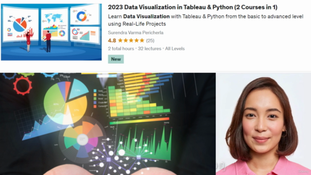 2025 Data Visualization in Tableau & Python (2 Courses in 1) – Screenshot 1