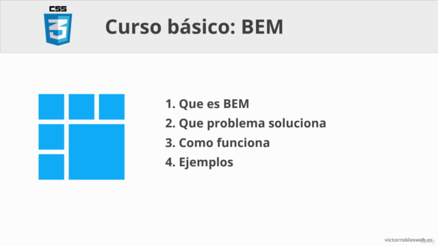 Curso de BEM - Metodología para CSS (Básico y rápido) – Screenshot 1