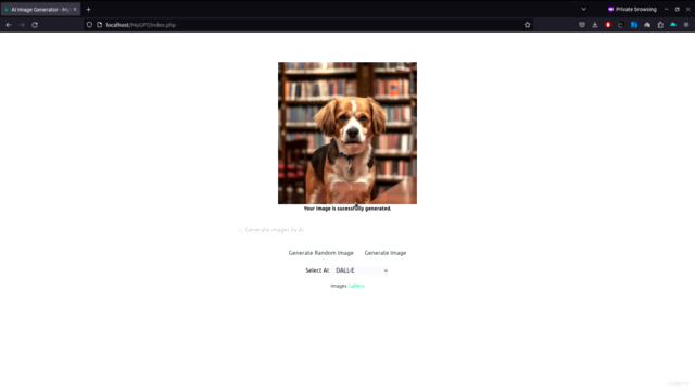 Create Text To Image WebApp Using AI - PHP MySQL JavaScript – Screenshot 2