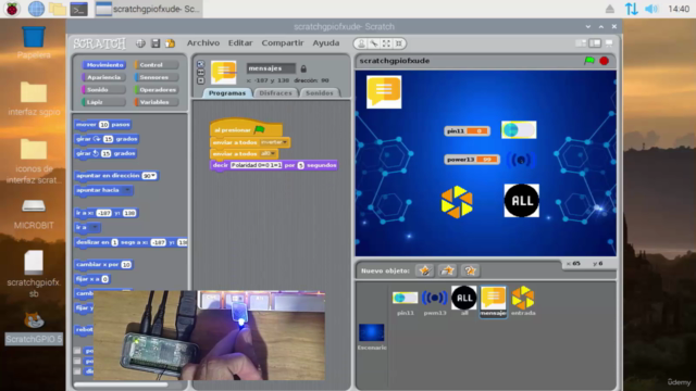 Scratch-GPIO para Raspberry Pi – Screenshot 3