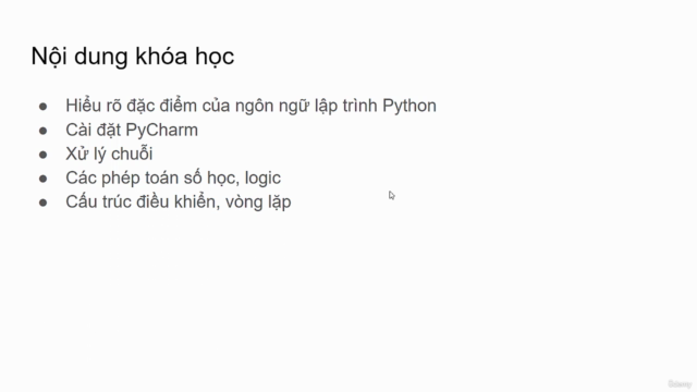 Lập trình Python từ cơ bản đến nâng cao thông qua các dự án – Screenshot 3