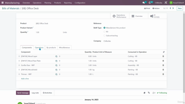 Odoo Functional Course v16 | MRP – Screenshot 2