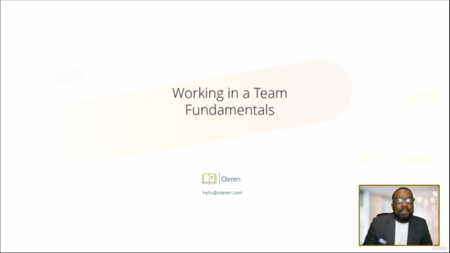 Building a Team or Working in a Team - Oleren Course – Screenshot 1