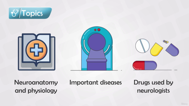 Neurology Course - Anatomy, Physiology, Diseases, and Drugs – Screenshot 1