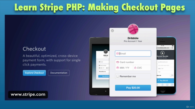 Learn Stripe PHP: Make Checkout Webpages – Screenshot 3