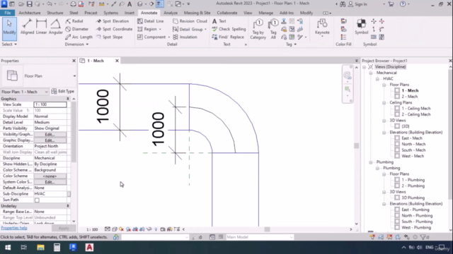 Revit MEP- HVAC- Duct Design, Revit 3D Modeling - Screenshot_01