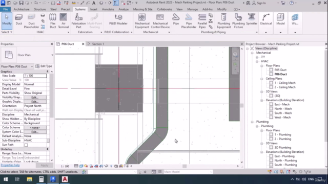 Revit MEP- HVAC- Duct Design, Revit 3D Modeling - Screenshot_04