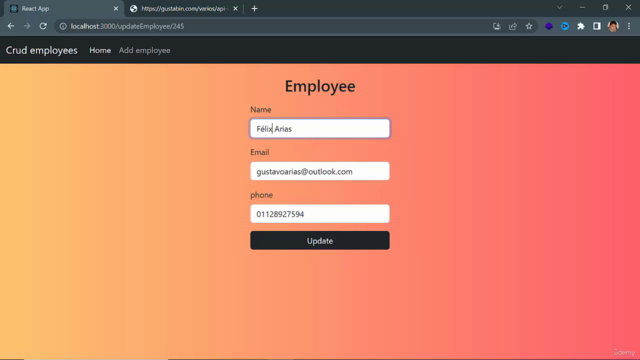 De Principiante a Experto en React: Sistema CRUD Completo – Screenshot 2