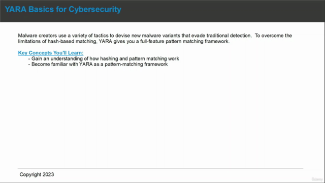 YARA Basics for Cybersecurity – Screenshot 1