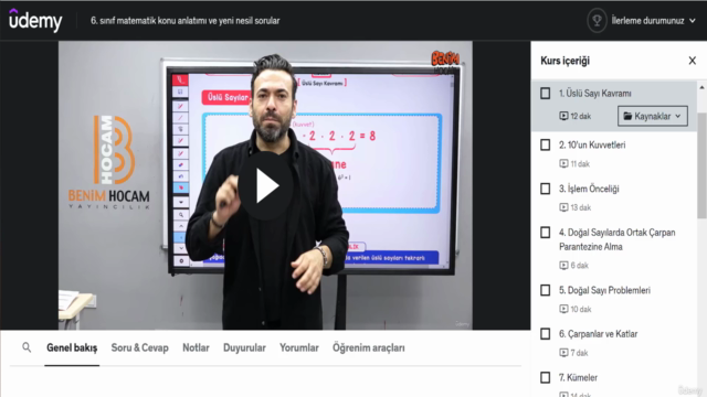 6. sınıf matematik konu anlatımı ve yeni nesil sorular – Screenshot 1