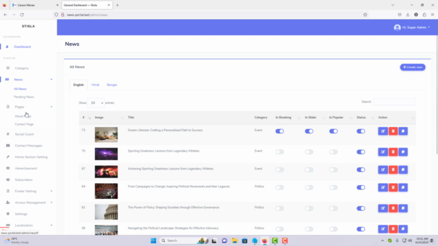 Laravel 10 - Build News Portal and Magazine Website (2024) - Screenshot_03