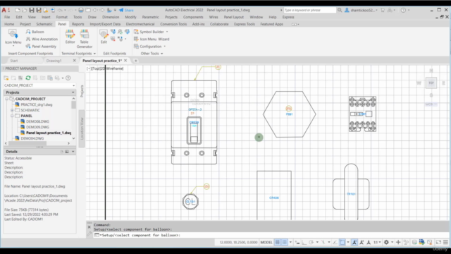 Complete Course in AutoCAD Electrical 2022 – Screenshot 3