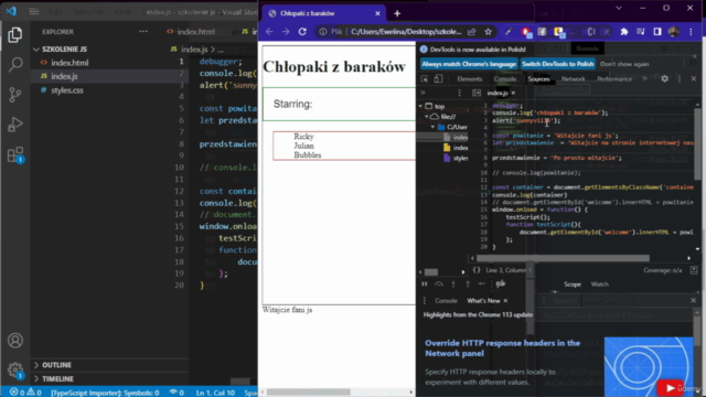 Javascript/Typescript podstawy w praktyce i w pigułce! 2025 – Screenshot 2