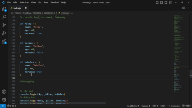 Javascript/Typescript podstawy w praktyce i w pigułce! 2025 – Screenshot 4