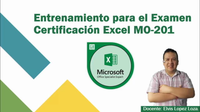 Certificate en el examen Excel Expert MO201 – Screenshot 1