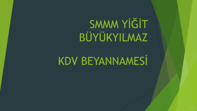 Sıfırdan İleri Seviye Kdv Beyannamesi – Screenshot 1