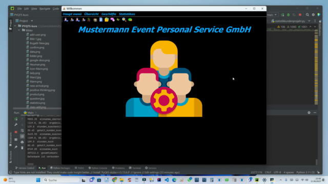 Python PyQt5 mit Qt Creator und Mysql Datenbank - 2. Kurs – Screenshot 1