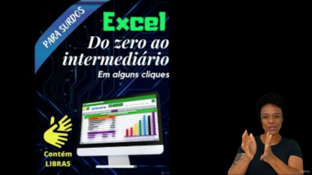 Excel do zero ao intermediário (Para surdos e intérpretes) – Screenshot 1