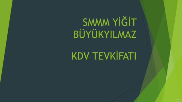 Sıfırdan İleri Seviye Kdv Tevkifatı Uygulamaları – Screenshot 1