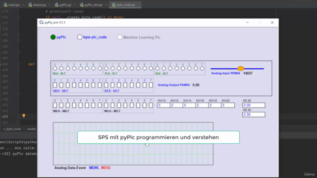 SPS mit pyPlc programmieren und verstehen – Screenshot 2