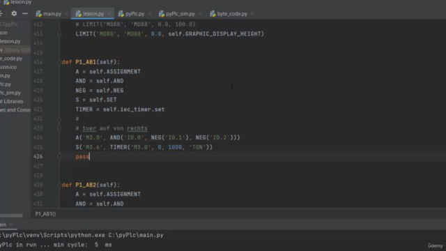 SPS mit pyPlc programmieren und verstehen – Screenshot 4