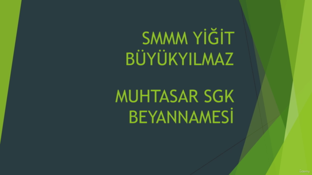 Sıfırdan İleri Seviye Muhtasar Sgk (Muh Sgk) Beyannamesi – Screenshot 2