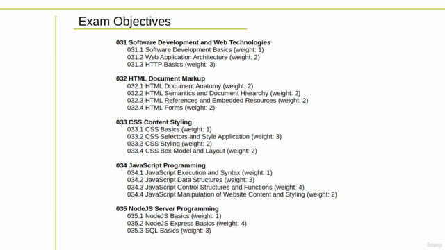 The Complete LPI Web Development Essentials Exam Study Guide – Screenshot 1