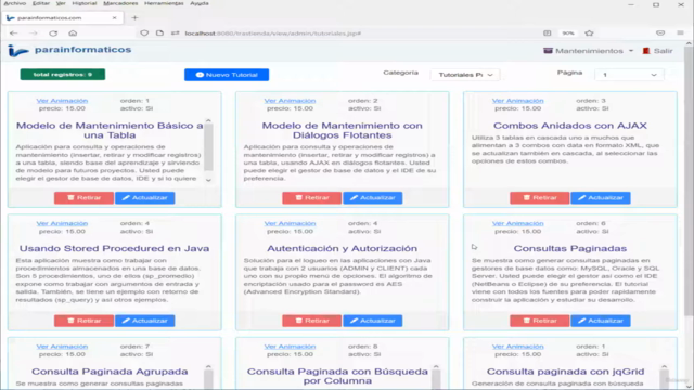 Desarrolla Aplicaciones Java con Bootstrap 5 y JSP: Proyecto – Screenshot 4