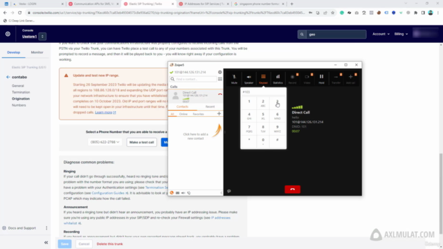 Asterisk PBX Practical Guide + Twilio Elastic SIP Trunking – Screenshot 3