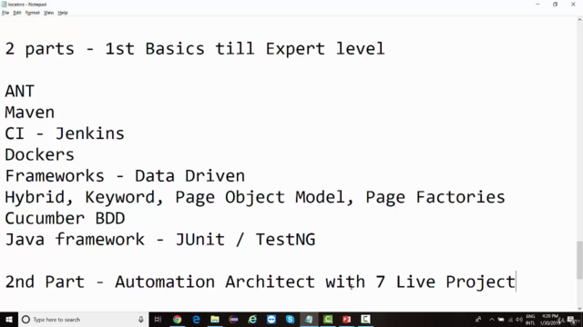 Selenium 4 WebDriver with Java (Basics to ARCHITECT Level) – Screenshot 2