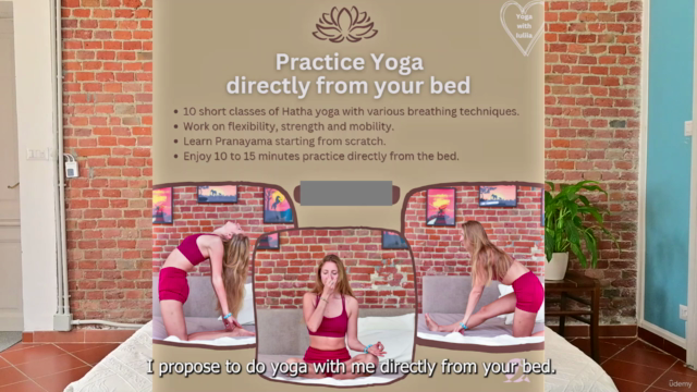 Hatha Yoga. Easy and short classes directly from your bed – Screenshot 2